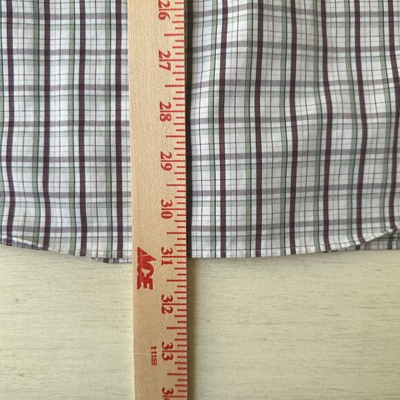 Duluth Men's Magnet Wrinklefighter Relaxed Fit Plaid Long Sleeve Shirt Large - Picture 9 of 10